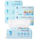 ITO ファミリーパック(360枚入り) フェイシャルタオル オリジナル鮫小紋エンボス生地 クレンジングタオル コットン 使い捨てタオル フェイスタオル使い捨て フェイスケア スキンケア OEKO-TEX®認証 赤ちゃんにも優しい @COSME受賞