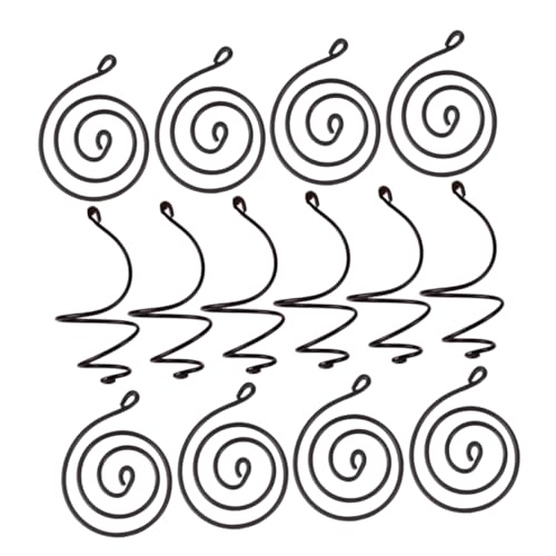 OFFSCH Porta Piante Aeree a Forma Di in Ferro, Set Da 18 Pezzi (3 Set Da 6), Supporti Sospesi Per Piante Da Interno, Salvaspazio e Riutilizzabili Per Tillandsia, Felci e Fioriere Da Parete