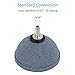 Pawfly Aquarium Air Stone 2 Inch Bread, Fish Tank Air Stone Oxygen Diffuser for Air Pump Fish Tank Bucket Small Pond and DWC Reservoir, 2 Pack