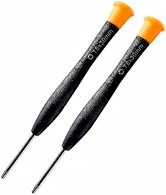 KIT 2 Chave Torx T8 com Furo para Manutenção, Abrir Consoles PS5, PS4, Xbox e Controles, Ideal para Mouse, Teclado, Computadores e Celulares, Ferramenta Precisa em Aço, Cor Preta Thafe