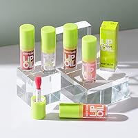 Beauty Glazed Big Brush Head Lip Oil, Ultra-Hydrating & Nourishing, Smooth Glossy Finish Glow Shiny and Vegan Tinted Gloss, Non-Sticky Formula (105# PASSION, 1) 0.14 Fl Oz — image 9