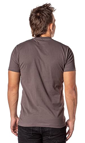 Camiseta masculina Yellowstone Dutton Ranch Protect The Family Paramount Series, Cinza carvão, M