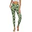 St. Patrick's Day Shamrock Pattern Green Black