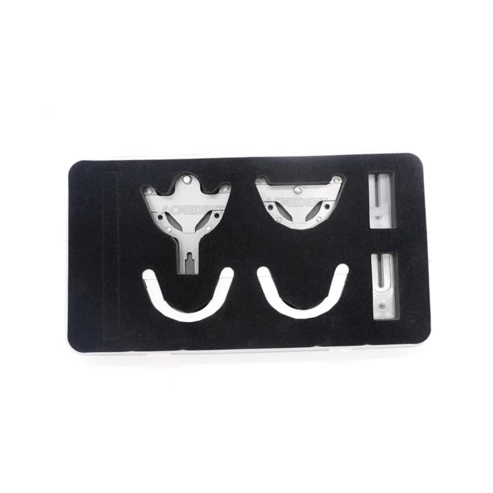 Gnathometer Gothic Dental Facebow Arch Joints Intraoral Registration Jaw Recorder Arches Tracing (Model A x1set)