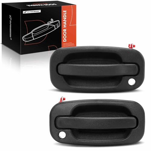 A-Premium Textured Black Front Pair with Keyhole for 1999-2006