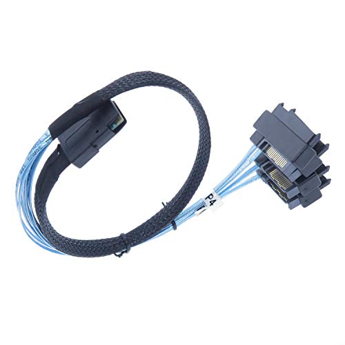 Edims Internal Mini Sas Cable 36 Pin Mini Sas 4I Sff-8087 Male To 4Xsas 29 Sff-8482 Female For Sas Server, Raid Card,3.3Ft #TOP4