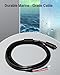 WUMZIJ 2M 4-Pin Power Cable Compatible with NSE NSS StructureScan GO Series Marine Electronics