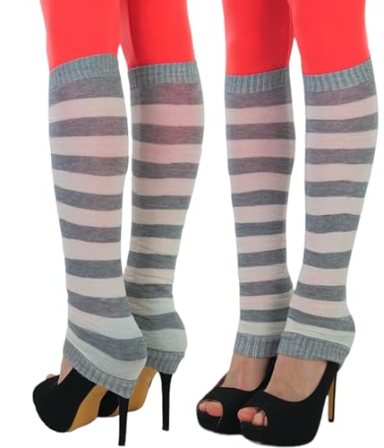 Image of ToBeInStyle Women's Long Over The Knee Leg Warmers Bright Thigh High