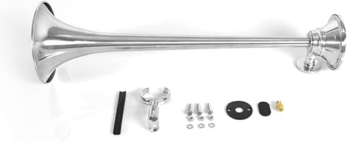 Miniatura 4 de HIGHSOAR - Bocina de aire para camión, 150 db, kit universal para coche, tren, barco, 22.835 in