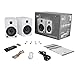 Kanto YU4MW YU4 White Powered Bluetooth Bookshelf Speaker System w/ SP26PL 26