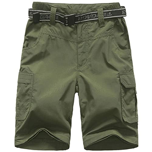 JOMLUN Boys Cargo Pants Kids Outdoor Quick Dry Convertible Zip Off Hiking Climbing Casual Trousers Youth Scout Pants3