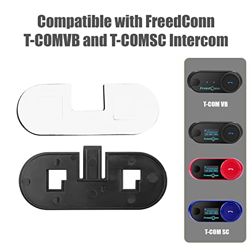 FreedConn Accessory Glue Base Sticker Clip for T-COMSC/T-COMVB Motorcycle Bluetooth Headset Helmet Intercom