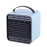 Modo de producto: el enfriador de aire 3 en 1 tiene refrigeración en una unidad, la velocidad del viento se puede ajustar en tres pasos, humidificación y purificación del aire, para que pueda sentirse fresco y le permita crear su propia zona de enfriamiento personal.