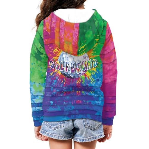 Image of Coloranimal Unisex Girls Boys Long Sleeve Casual Hoodies & Sweatshirts Tops Kids Zip Up Jacket Coat Age 6-16 Year