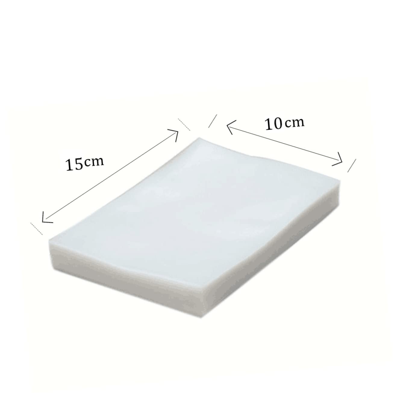 PRETYZOOM 100pcs Heavy Duty Vacuum Storage Bags 10x15cm Baggies for Food Preservation Storage Baggies Vacuum Sealer Bags for Freezer Storage