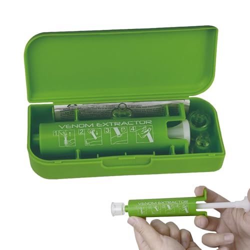 Kit D'aspiration De Morsure – Pompe De Soulagement Des Piqûres, Dispositif D'extraction Sous Vide | Soin De Salive Par Aspiration De Venin Portable, Pour La Randonnée En Plein Air, Le Camping, Utilisa