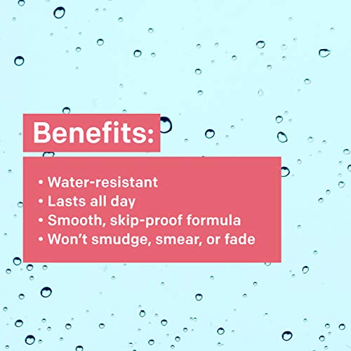 Almay Liquid Eyeliner, Waterproof, Fade-Proof Eye Makeup, Easy-To-Apply Liner Brush, 221 Black, 0.1 Oz #TOP3