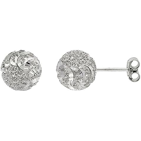 Sabrina Silver 10mm Ball Earrings Cover