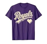 Royals Retro Style Heart Script Name Gift For Men Women Kids T-Shirt