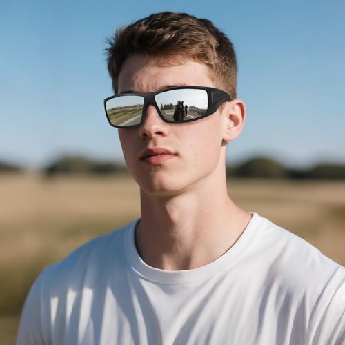 Image of Polarized Sports Sunglasses for Men Women,Driving Fishing