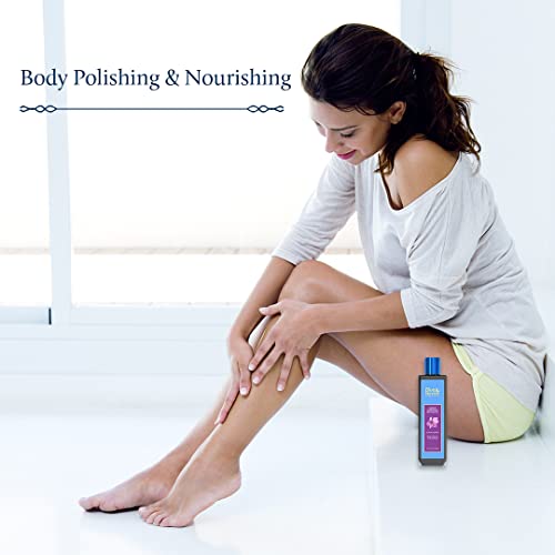 Image of Blue Nectar Kumkumadi Body Oil for Glowing Skin | Moisturizing Body Oil for Dry Skin with Relaxing Aroma | Natural Body Oil for Women & Men (12Herbs, 30ml)
