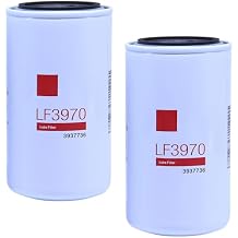 2 Pack of LF3970 Lube Oil Filter Replaces 3937736, 5404947, B7177, 57182MP, P550428, P551019, BT595, 14406393, LFP3970 Fits Cummins QSB 5.9L 6.7L, ISB Engine Ford Freightliner Kenworth Peterbilt