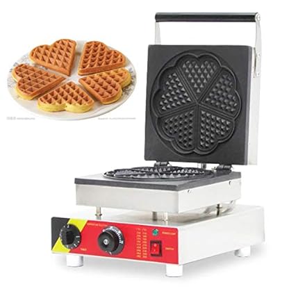 hanchen Instrument? np-507 Commercial Waffelautomat Elektrische Waffel Maschine no-stick Belgische Waffel Baker 110 V/220 V (Blume)