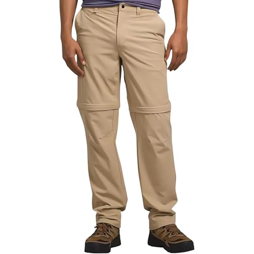 The North Face Men's Paramount Convertible Pant, 34 Regular, Khaki Stone-NPF
