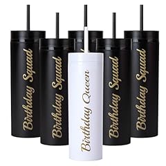 Birthday Queen (Set of 6 Black)