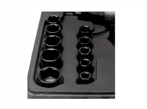 KIT Chave de Impacto Pneumática 1/2 Pol com Acessórios 17 Peças