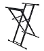 Odyssey LTBXS X-Stand: Double Braced Dj Coffin And Keyboard Stand