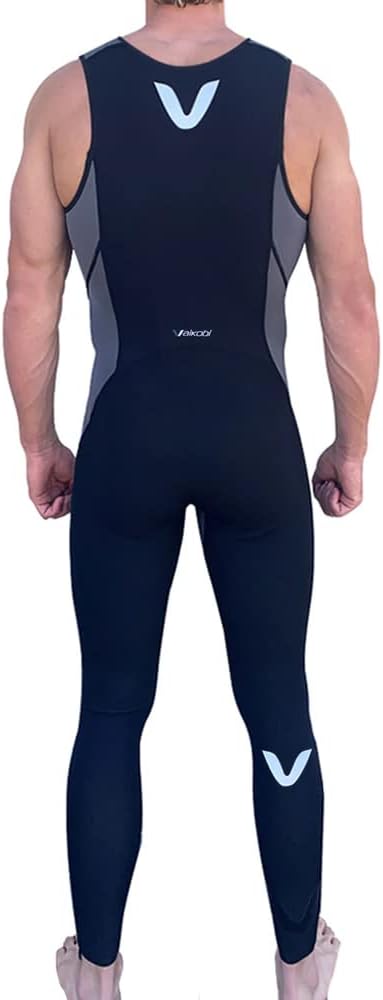 Vaikobi FLEXFORCE 1.5mm Long John Wetsuit - Black/Grey VK-211