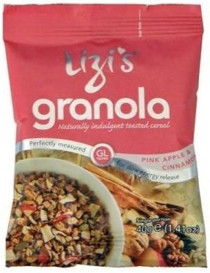 (3 Pack) - Lizi's - Apple & CIN Granola Cereal | 40g | 3 Pack Bundle