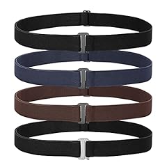 E-black+blue+coffee(gun Metal Buckle)+black(silver Buckle)