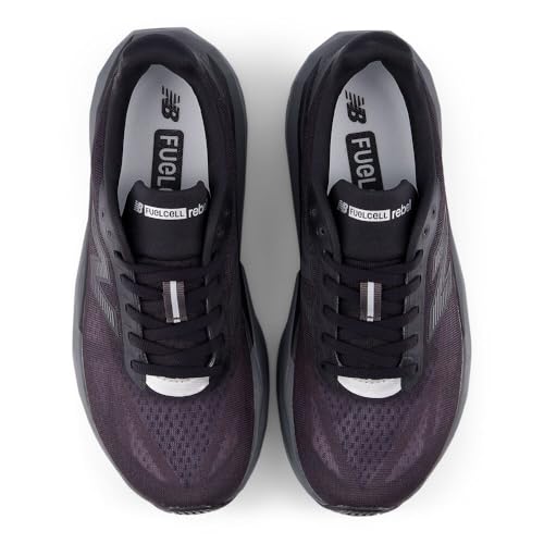 New Balance New Balance Women's FuelCell Rebel V5 Running Shoe, Black/Castlerock/Black Cement, 8 M