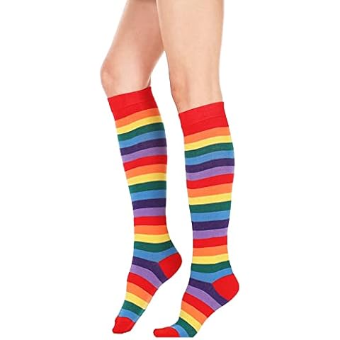 DOOVID Casual Knee High Socks for Women Cover