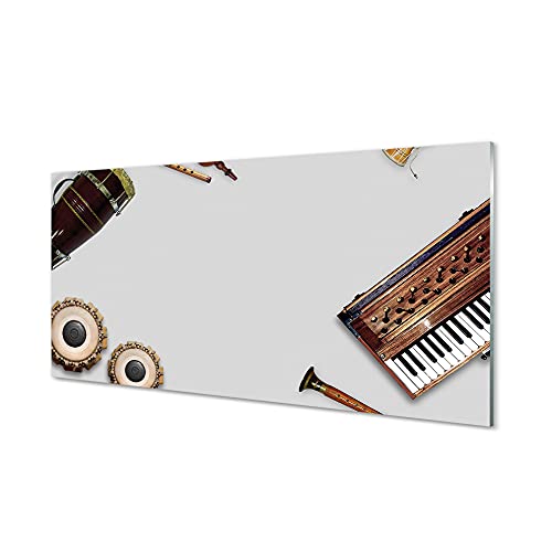 Impression sur verre Tulup instruments de musique : La solution pour habiller un grand mur vide