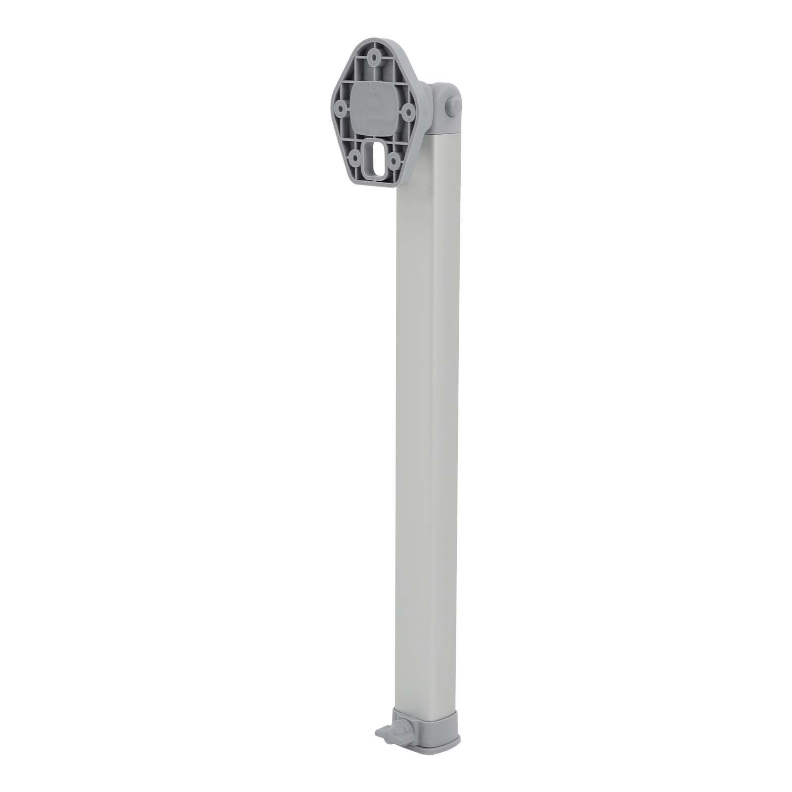 Gamba del tavolo regolabile in altezza e supporto da tavolo pieghevole, altezza 51 – 76 cm, altezza 25 kg, pieghevole, grigio leggero, per barche da campeggio, camper