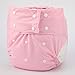Sigzagor Teen Adult Cloth Diaper Nappy Reusable Washable for Disability Incontinence Women Girls (Pink)