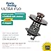 Drain Buddy Ultra Flo No Installation 2 in 1 Clog Preventing Tub Drain Stopper and Hair Catcher for 1 3/8