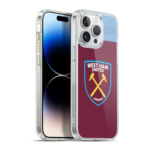 Funda de gel West Ham United FC para iPhone 13 Pro Max carcasa de silicona flexible oficial