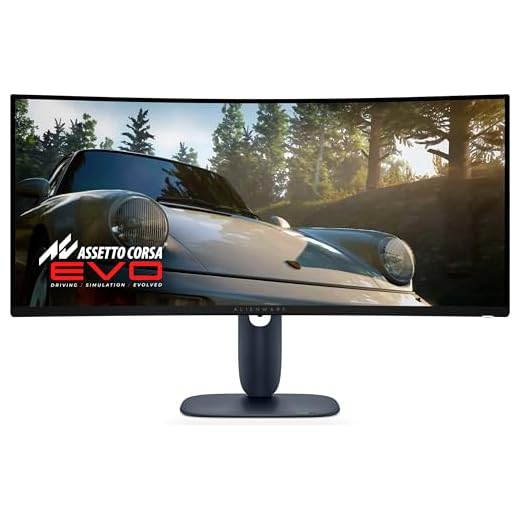 Monitor Gamer Alienware 34" WQHD (3440 x 1440) – 240Hz – QD-OLED Curvo Ultrawide 0,03ms – AW3425DW
