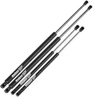 Maxpow 2 Tailgate and 2 Rear Window Glass Lift Supports Struts Compatible with Suburban Tahoe / GMC Yukon 2000 2001 2002 2003 2004 2005 2006 4185 4557