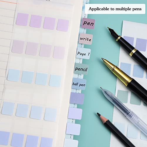Image of 480 Pcs Sticky Index Tabs, Colored Book Sticky Tabs for Notebooks, Repositionable Page Tabs for Notebooks File Classification,12 Colors (0.5x1inch)