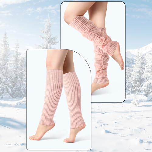 Image of Passionbility Leg Warmers for Women - Leg Warmers 80s Ribbed Knitted Long Socks for Party Sports