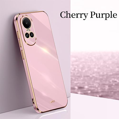 UPLAI Case for OPPO Reno 10 5G/OPPO Reno 10 Pro 5G, Ultra Thin Shockproof Protection Cover with Electroplating Design - Image 2