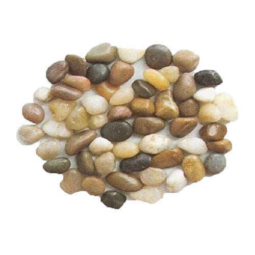 DymaxAquarium Substrate Small Yuhua Stones, Multi-Colour, 0.5 - 1 cm (4 Kg)
