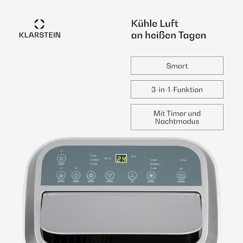 Klarstein Mobile Klimaanlage für effiziente Raumkühlung