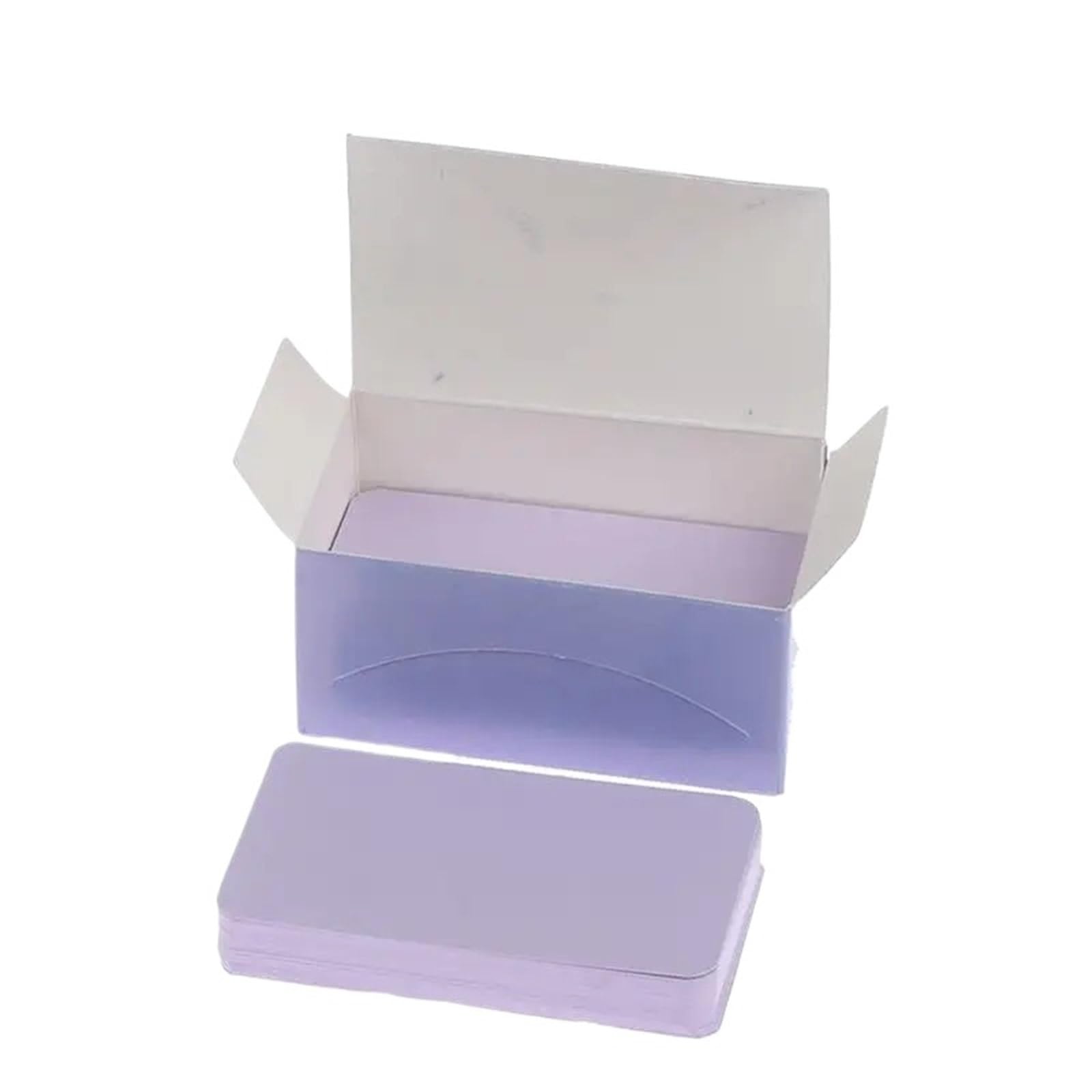 Tarjetas de papel kraft lisas y resistentes de color morado para mensajes 8