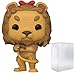 POP Movies: The Wizard of Oz 85th Anniversary - Cowardly Lion Funko Vinyl Figure (Bundled with Compatible Box Protector Case), Multicolor, 3.75 inches